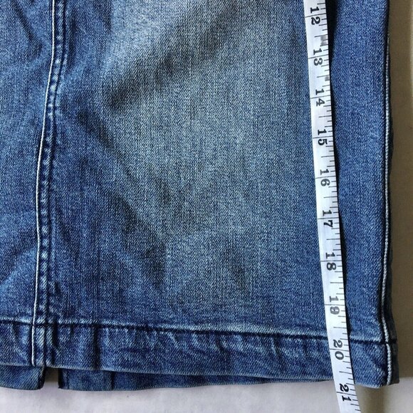 Pilcro and the Letterpress By Anthropologie Denim Pencil Skirt Size 2 - Picture 8 of 9
